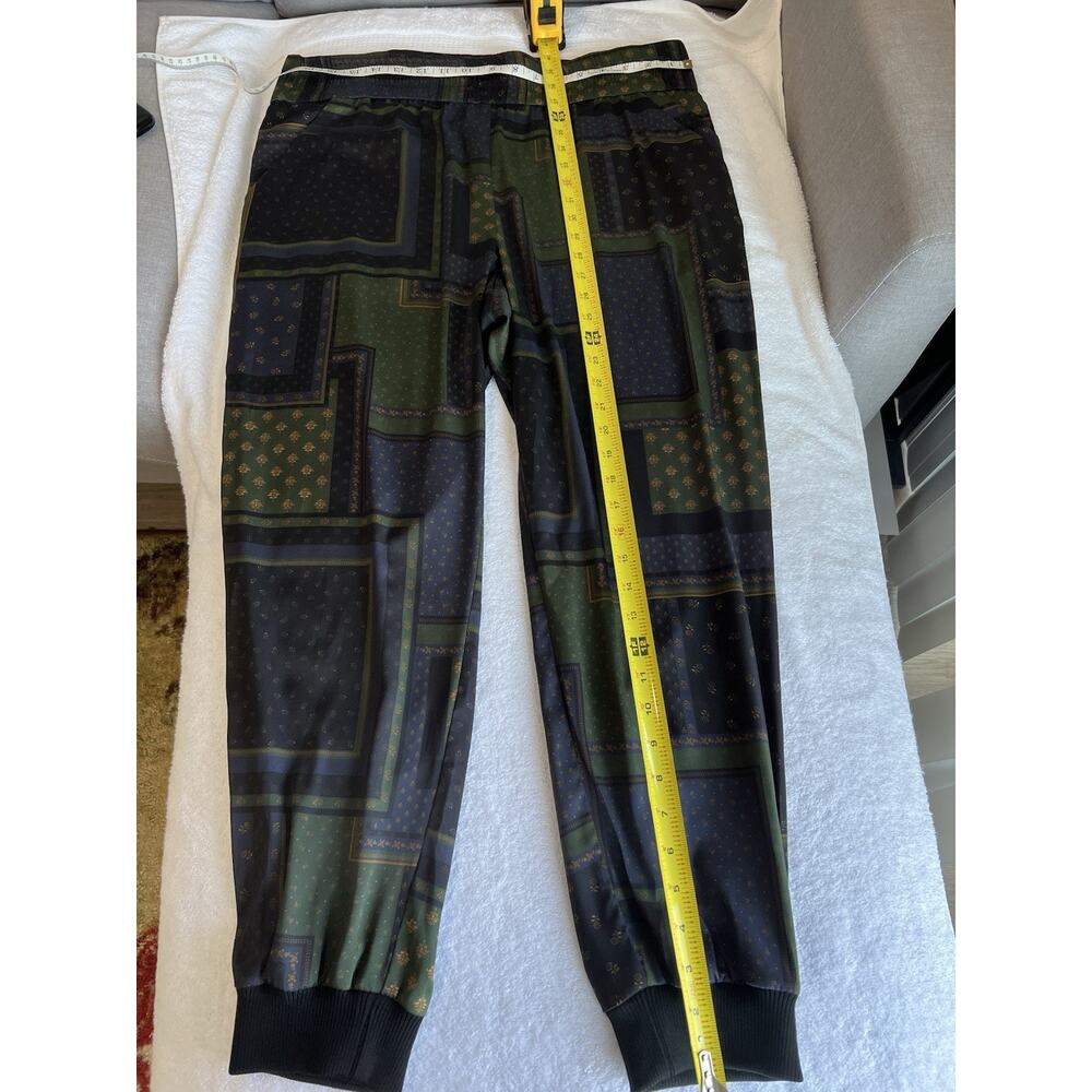 Veronica Beard Avamere Patchwork effect track jogger Pants,2 pockets Size 16 - Picture 10 of 13
